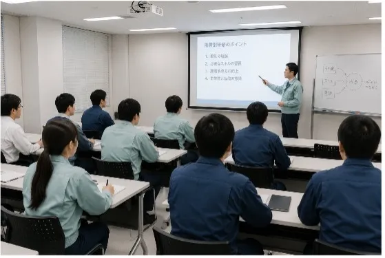 階層別研修の様子